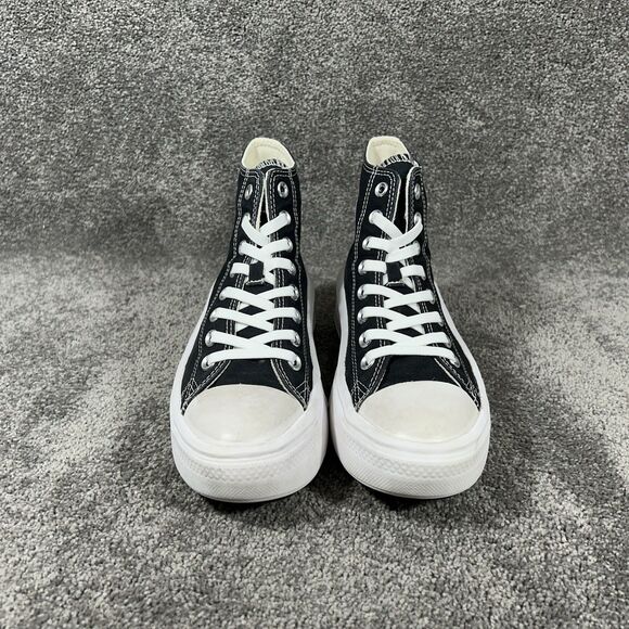 Converse CT All Star Move Hi 568497C Women’s Sz 8 Black Casual Platform Shoes - Picture 3 of 12